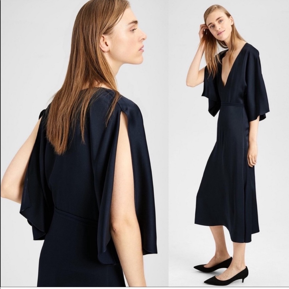 Theory Evening V Neck Kensington Deep Navy